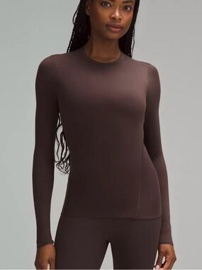 Lululemon Wundermost Ultra-Soft Nulu Crewneck Long-Sleeve Shirt